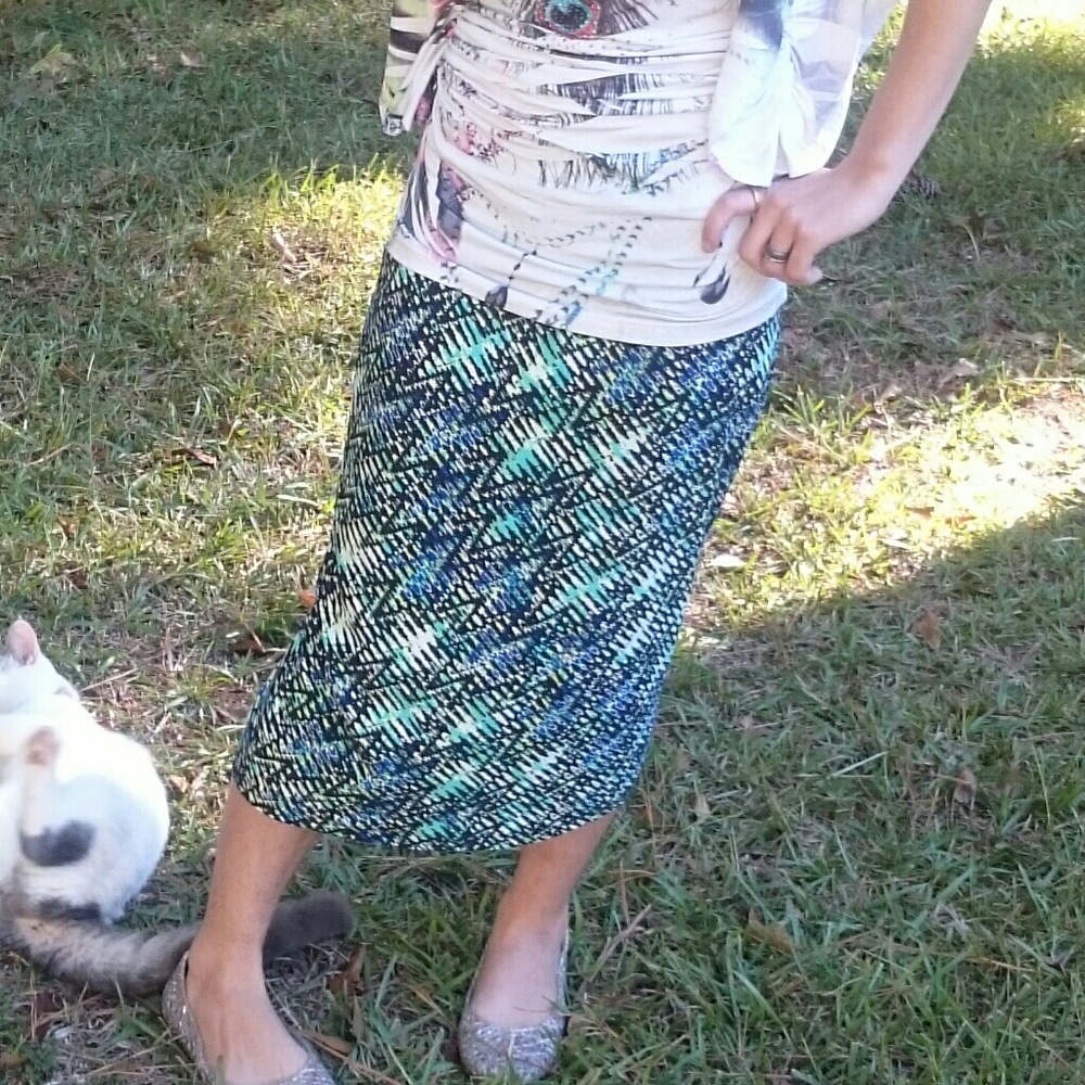 Zig・Zag Pencil Skirt